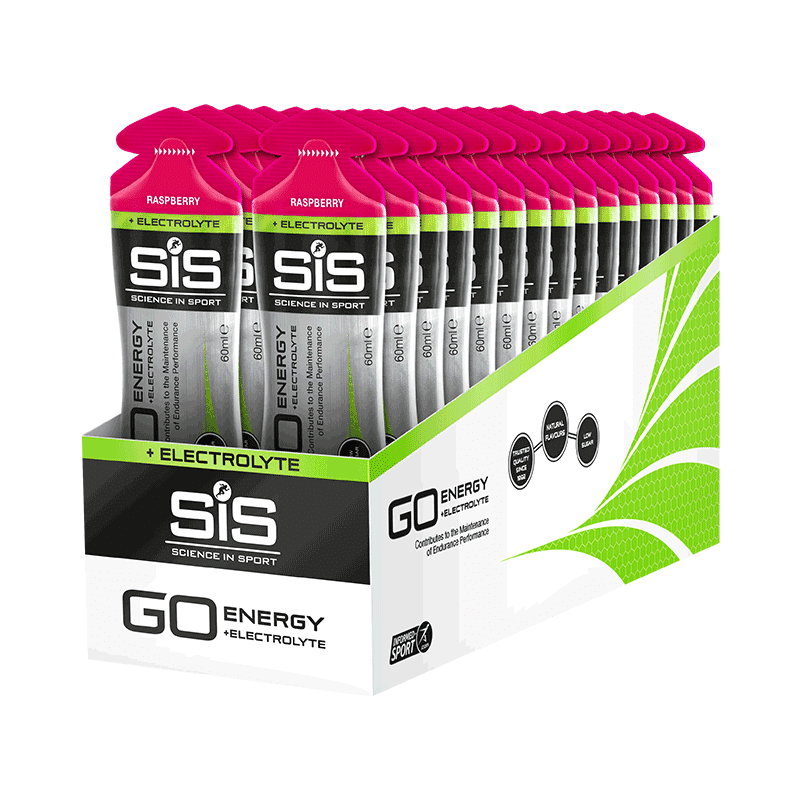 Cutie 30 Geluri SiS Go Energy + Electrolyte Gel Raspberry 60ml