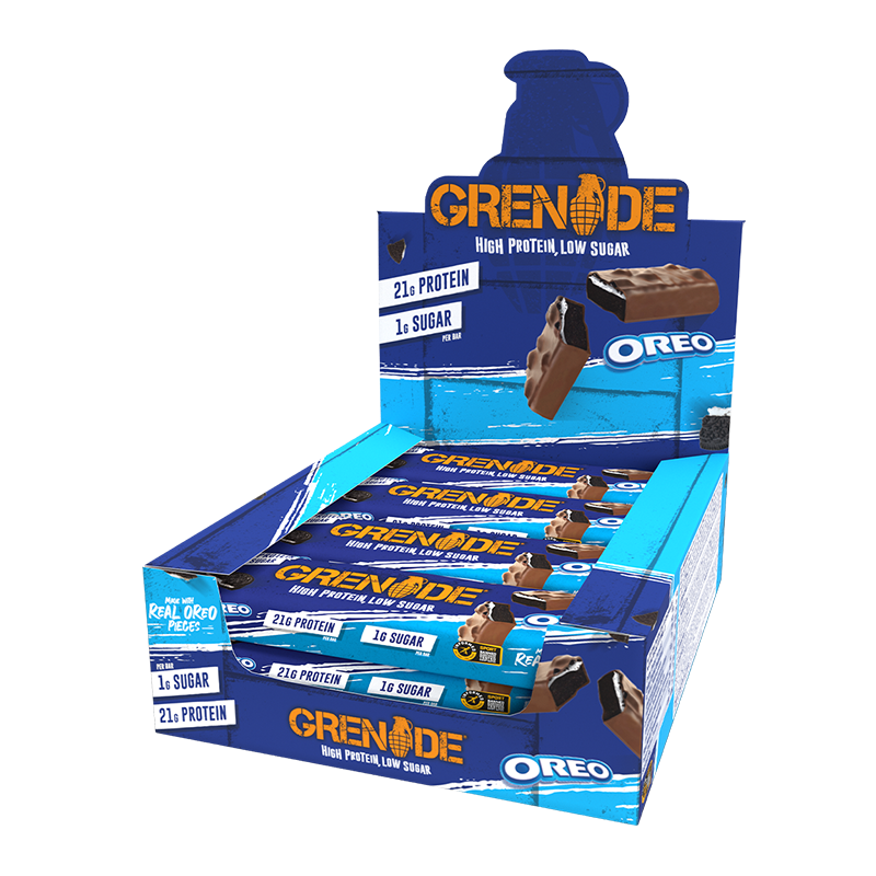 Cutie 12 Batoane Proteice Grenade Protein Bar 60g Oreo